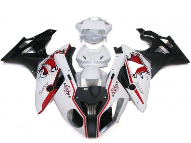 Carenados Moto BMW S1000RR 2009-2014 - Blanco Rojo Negro Brillante