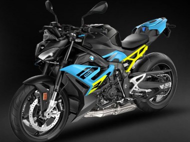 Carenado Moto BMW S1000R 2021-2025 - Negro Azul Claro Amarillo