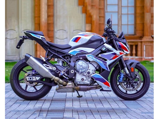 Carenado Moto BMW S1000R 2021-2025 - Blanco Azul Claro Oscuro Rojo