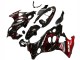 Carenado Moto Suzuki GSX600F/GSX750F 2004-2006 - Negro Brillante Rojo Llama