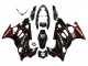 Carenado Moto Suzuki GSX600F/GSX750F 2004-2006 - Negro Brillante Rojo Llama