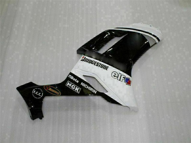 Carenado Moto Kawasaki ZX6R 2007-2008 - Negro Blanco