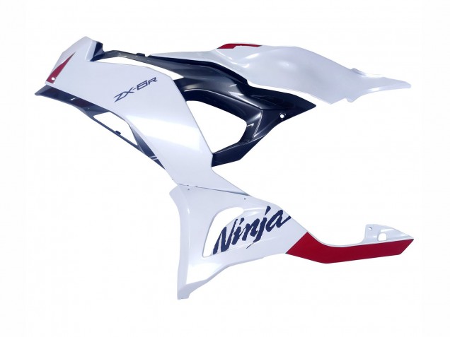 Carenado Moto Kawasaki ZX6R 2023-2025 - Blanco Perla Negro Rojo