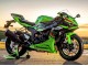 Carenado Moto Kawasaki ZX6R 2023-2025 - Verde Negro