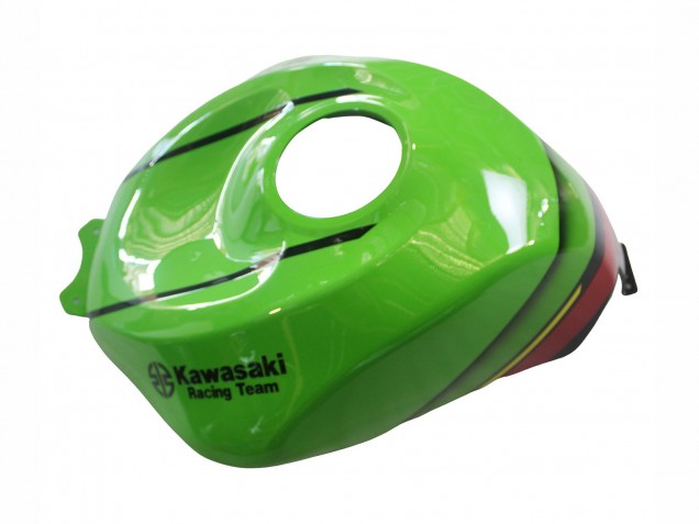 Carenado Moto Kawasaki ZX6R 2023-2025 - Verde Negro Rojo Amarillo Dunlop