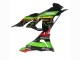 Carenado Moto Kawasaki ZX6R 2023-2025 - Verde Negro Rojo Amarillo Dunlop