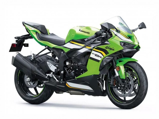 Carenado Moto Kawasaki ZX6R 2023-2025 - Verde Blanco Negro Ninja