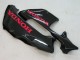 Carenado Moto Honda CBR600RR 2003-2004 - Negro Brillante Rojo Calcomanías