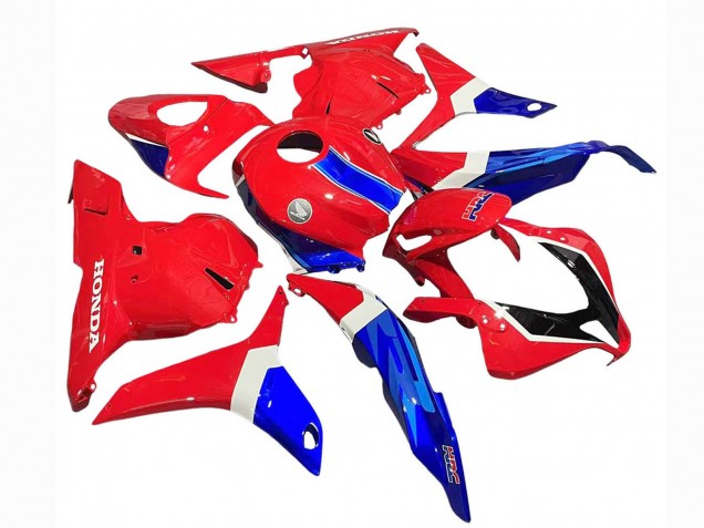 Carenado Moto Honda CBR600RR 2009-2012 - Blanco Rojo Azul HRC