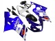 Kits Carenados Moto Suzuki GSXR 600 / GSXR 750 2004-2005 - Blanco Azul Negro Rojo
