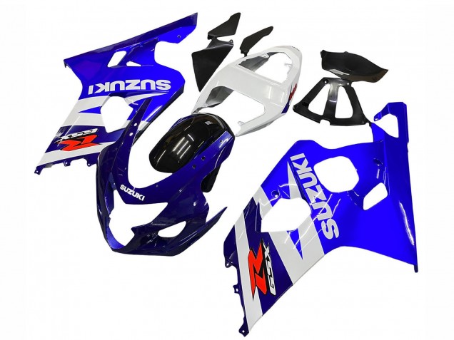 Kits Carenados Moto Suzuki GSXR 600 / GSXR 750 2004-2005 - Blanco Azul Negro Rojo