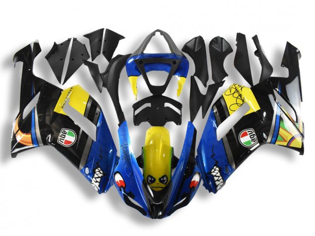 Carenado Moto Kawasaki ZX6R 2007-2008 - Azul Tiburón