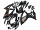Carenado Moto Suzuki GSXR 600 / GSXR 750 2006-2007 - Negro Brillante Plata Rojo