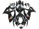 Carenado Moto Suzuki GSXR 600 / GSXR 750 2006-2007 - Negro Brillante Plata Rojo
