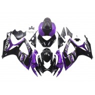 Kits Carenados Moto Suzuki GSXR 600 / GSXR 750 2006-2007 - Púrpura Negro Brillante