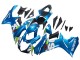 Carenado Moto Suzuki GSXR 600 / GSXR 750 2011-2024 - Azul Claro Verde Blanco Rojo
