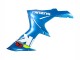 Carenado Moto Suzuki GSXR 600 / GSXR 750 2011-2024 - Azul Claro Verde Blanco Rojo