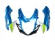 Carenado Moto Suzuki GSXR 600 / GSXR 750 2011-2024 - Azul Claro Verde Blanco Rojo