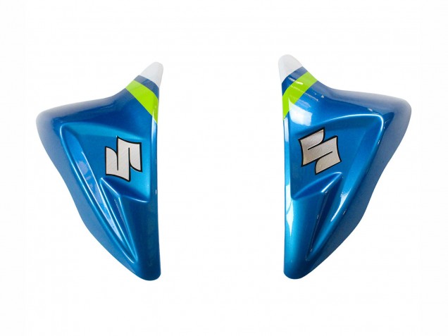 Carenado Moto Suzuki GSXR 600 / GSXR 750 2011-2024 - Azul Claro Verde Blanco Rojo