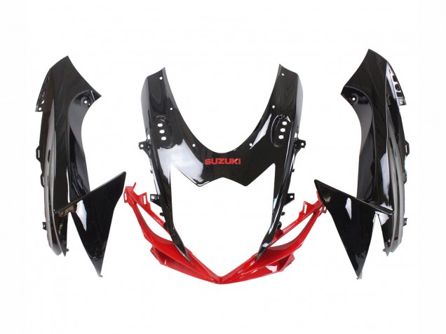 Kits Carenados Moto Suzuki GSXR 600 / GSXR 750 2011-2024 - Rojo Negro Brillante