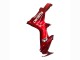 Carenado Moto Suzuki GSXR 600 / GSXR 750 2011-2024 - Rojo Blanco Calcomanía