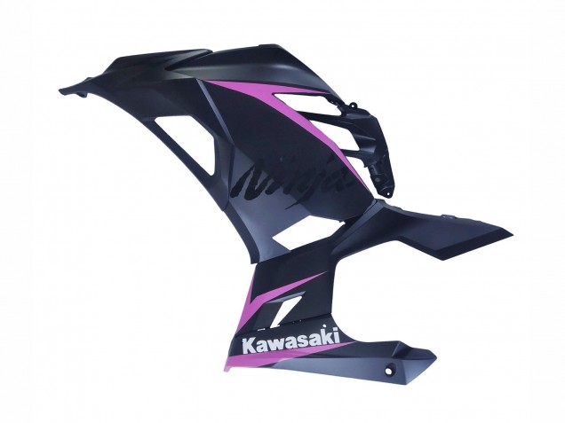 Carenado Moto Kawasaki Ninja 400 2018-2024 - Negro Mate Rosa