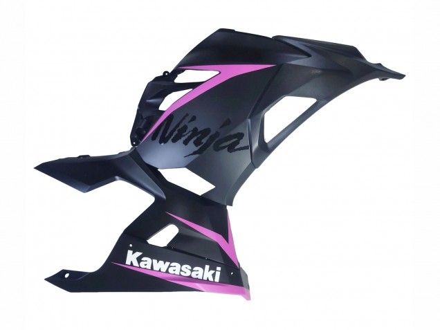 Carenado Moto Kawasaki Ninja 400 2018-2024 - Negro Mate Rosa