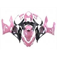 Carenado Moto Kawasaki Ninja 400 2018-2024 - Rosa Negro Mate Honeycomb