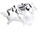 Carenado Moto Yamaha YZF 1000 R1 2004-2006 - Blanco Oro Calcomanías