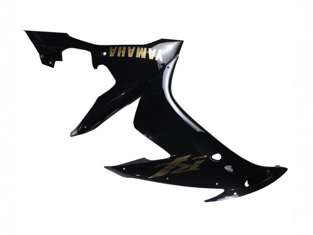 Carenado Moto Yamaha YZF 1000 R1 2004-2006 - Negro Brillante Oro Calcomanías