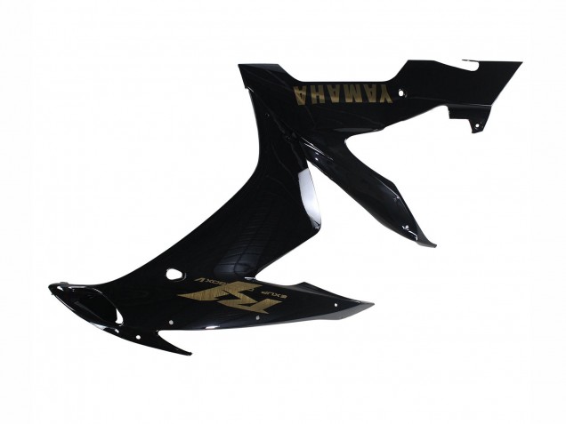 Carenado Moto Yamaha YZF 1000 R1 2004-2006 - Negro Brillante Oro Calcomanías