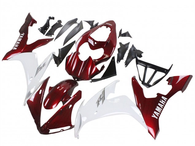 Carenado Moto Yamaha YZF 1000 R1 2004-2006 - Rojo Blanco