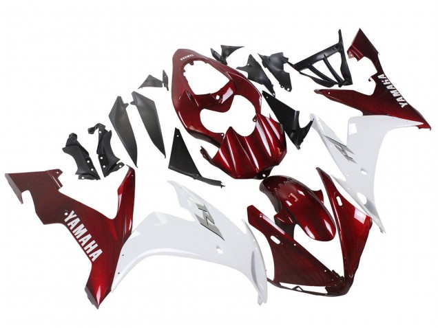 Carenado Moto Yamaha YZF 1000 R1 2004-2006 - Rojo Blanco