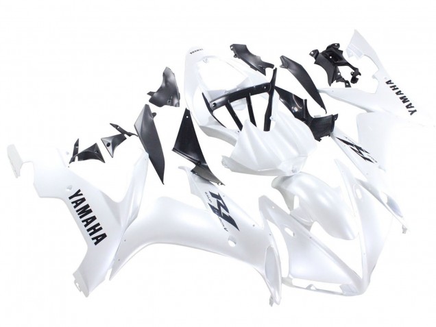 Carenado Moto Yamaha YZF 1000 R1 2004-2006 - Blanco Perla Negro Calcomanías