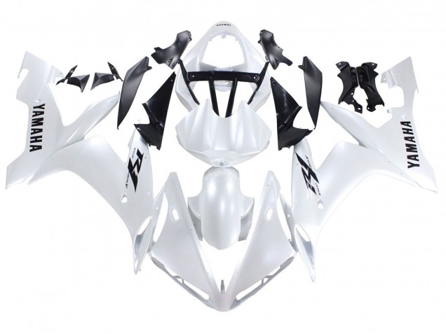 Carenado Moto Yamaha YZF 1000 R1 2004-2006 - Blanco Perla Negro Calcomanías