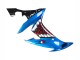 Carenado Moto Yamaha YZF 1000 R1 2004-2006 - Azul Negro Rojo Blanco Tiburón