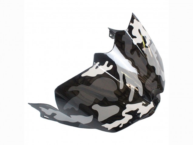 Carenado Moto Yamaha YZF 1000 R1 2007-2008 - Gris Blanco Camouflage Tiburón
