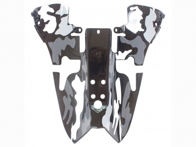 Carenado Moto Yamaha YZF 1000 R1 2007-2008 - Gris Blanco Camouflage Tiburón