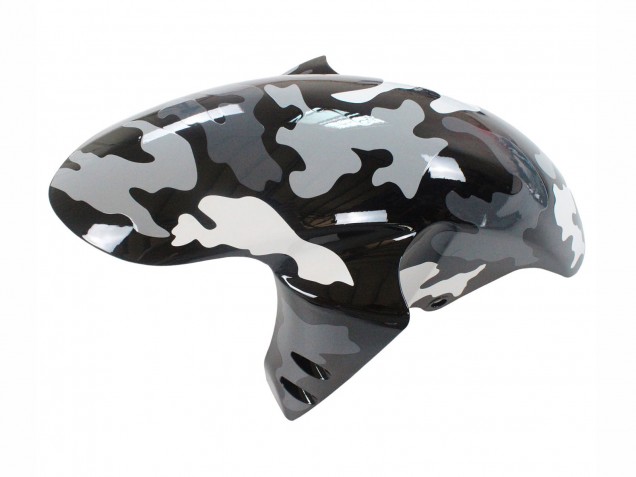 Carenado Moto Yamaha YZF 1000 R1 2007-2008 - Gris Blanco Camouflage Tiburón