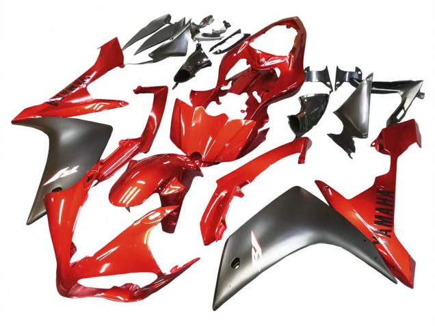 Carenados Moto Yamaha YZF 1000 R1 2007-2008 - Rojo Negro Mate