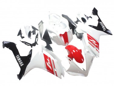 Carenados Moto Yamaha YZF 1000 R1 2007-2008 - Blanco Rojo Negro