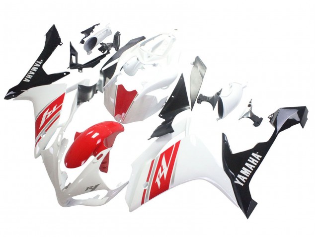 Carenados Moto Yamaha YZF 1000 R1 2007-2008 - Blanco Rojo Negro