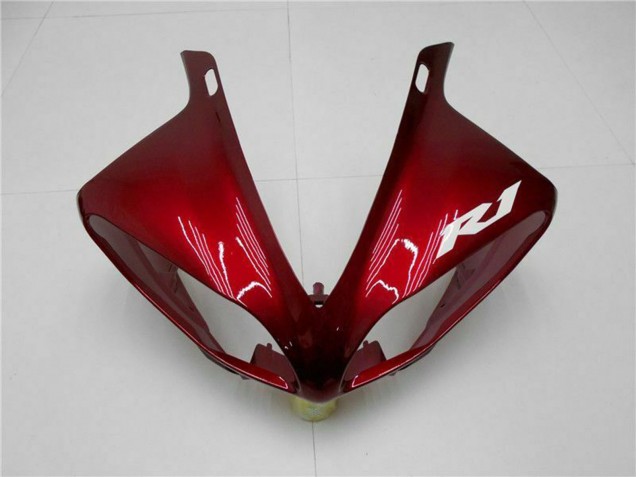 Carenado Moto Yamaha YZF 1000 R1 2009-2011 - Rojo Negro Mate