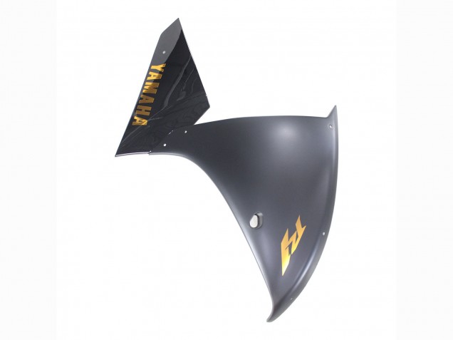 Carenado Moto Yamaha YZF 1000 R1 2012-2014 - Negro Mate Oro Calcomanías