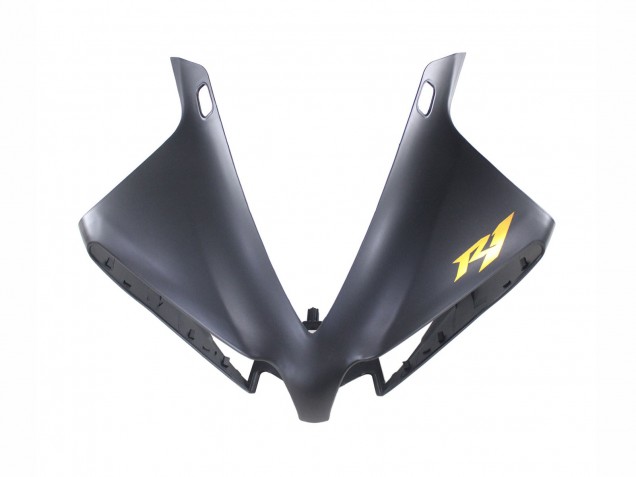 Carenado Moto Yamaha YZF 1000 R1 2012-2014 - Negro Mate Oro Calcomanías