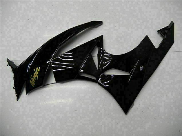Carenado Moto Kawasaki ZX6R 2009-2012 - Negro Brillante Oro Ninja