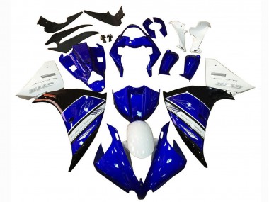 Carenados Moto Yamaha YZF 1000 R1 2012-2014 - Blanco Azul Negro