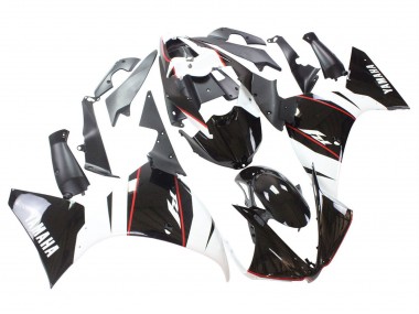 Carenados Moto Yamaha YZF 1000 R1 2012-2014 - Blanco Rojo Negro Brillante