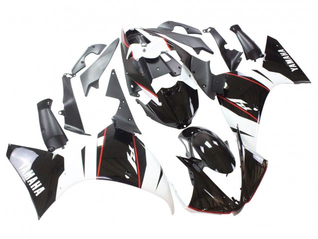 Carenados Moto Yamaha YZF 1000 R1 2012-2014 - Blanco Rojo Negro Brillante