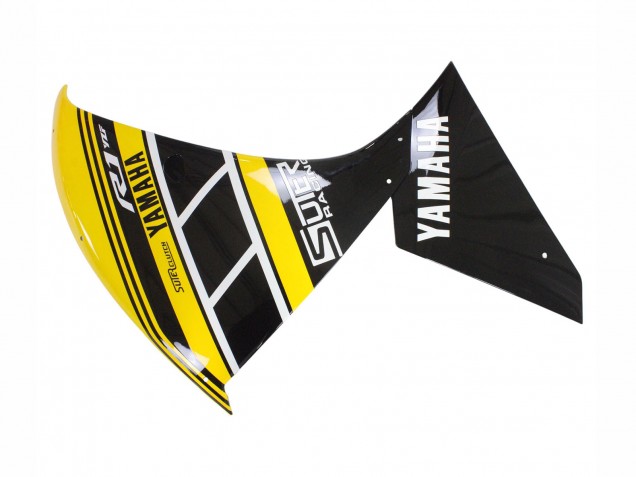 Carenado Moto Yamaha YZF 1000 R1 2012-2014 - Amarillo Blanco Negro